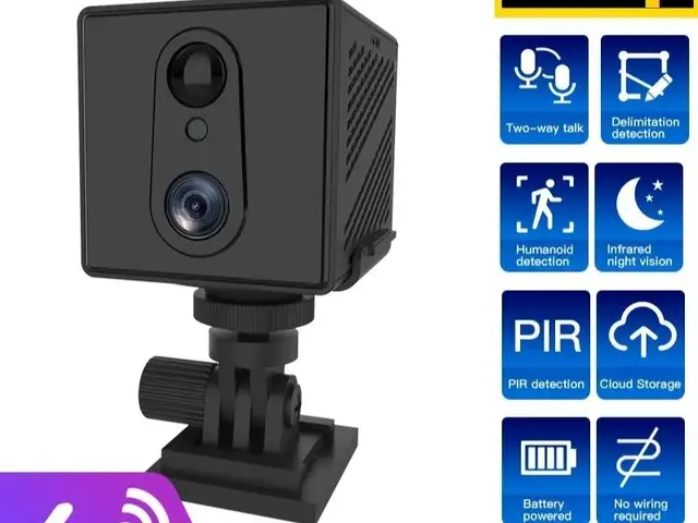 Камера 3G 4G SIM-карта FHD 4K Мини IP-камера CCTV Wi-Fi, Душанбе - 4