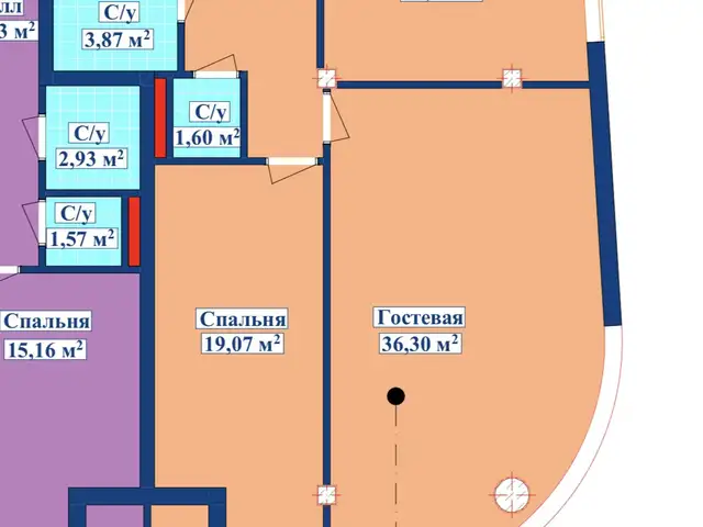 2-комн. квартира, 16 этаж, 92 м², Славянский Университет, Душанбе