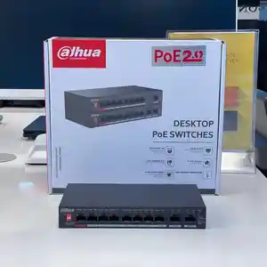 Switch POE Dahua DH-PFS3010-8ET-96 Гигабитный, Хуҷанд