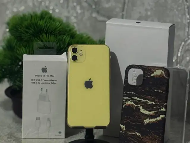 Apple iPhone 11, 64 gb, Yellow, Душанбе