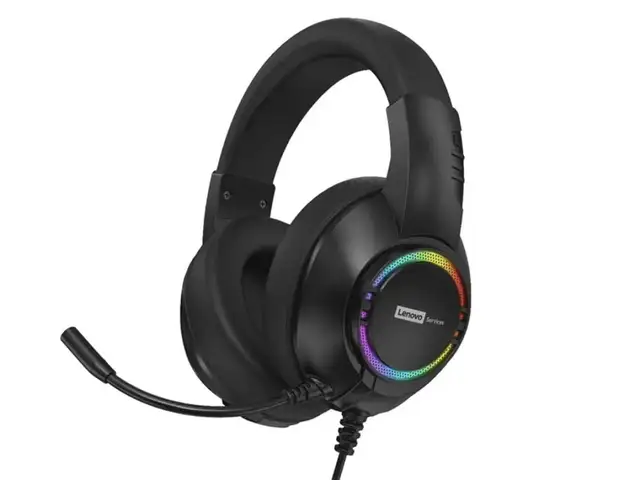Проводная игровая гарнитура Lenovo E08 Esports с USB-подключением, Душанбе