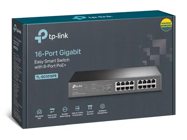 POE коммутатор TP Link TL-SG1016PE V5, Душанбе