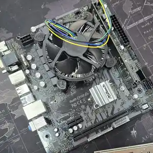 3в1 Материнская плата 10 поколения ASRock H510M-HVS / core i3 10100F / DDR4 4gb, Душанбе
