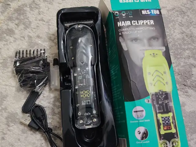 Профессиональный беспроводной триммер WES T61 с LED-дисплеем, Душанбе