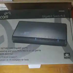 Коммутатор 3 com Gigabit Switch 3CGSU08 8Port, Душанбе