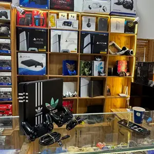 Приставка PlayStation 4 slim black, Душанбе