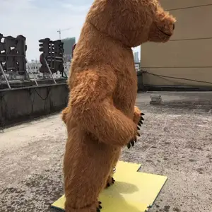 Надувной костюм медведя, Душанбе