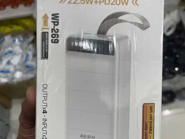 Внешний аккумулятор WK Wekome Power Bank 60000mAh Minre Digital Display, Душанбе