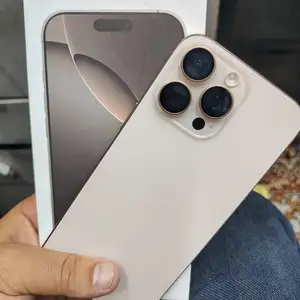 Apple iPhone 16 Pro Max, 256 gb, White Titanium, Душанбе