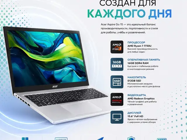 Ноутбук Acer Aspire Go 15, Душанбе