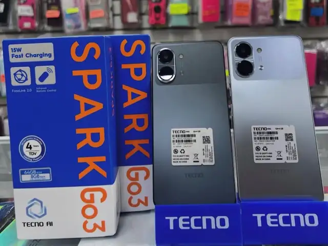 Tecno Spark Go 3 4/64GB 5000мАч, Душанбе