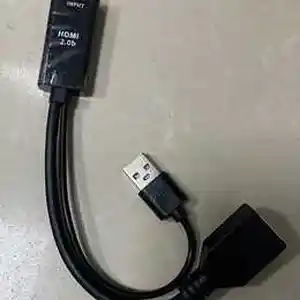 HDMI -DisplayPort адаптер с питанием, Душанбе