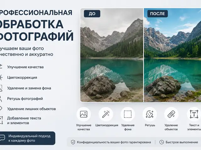 Профессиональная обработка и редактирование фотографий, Душанбе
