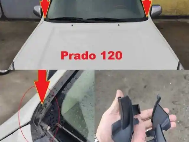 Накладка на лобовое стекло от Toyota Prado 1, Душанбе