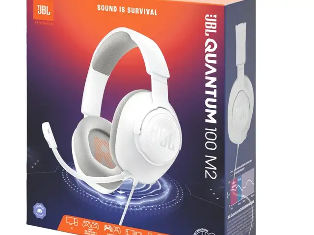 Проводные игровые наушники JBL Quantun 100M2 белый, Душанбе