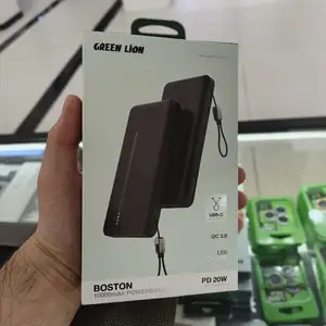 Внешний аккумулятор GREEN LION Boston Powerbank 10000mah, Душанбе