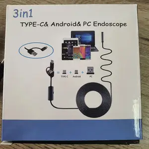 Эндоскоп 5м, для смартфонов и ноутбук автомобильный, Душанбе