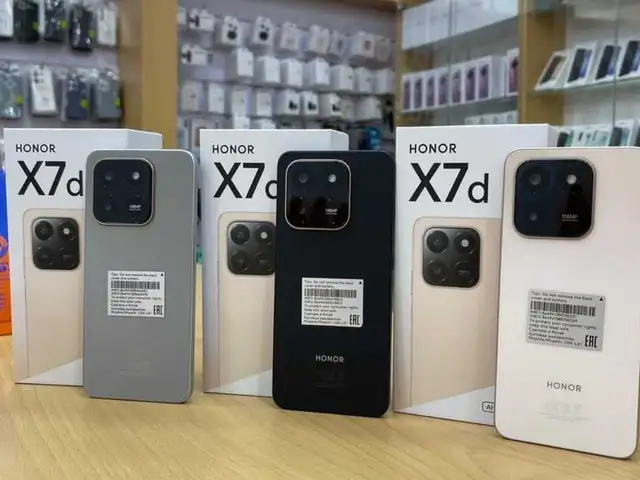 Honor x7d 12/128гб 6500mah Titanium 144гц, Душанбе