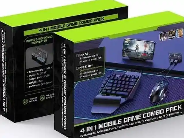 Мышка и клавиатура для андроид и айфон Android iPhone 4in1, Душанбе