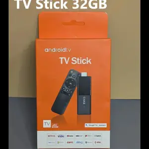 Приставка смарт с пультом Android TV Stick 4K TVR3 на 32гб, Душанбе