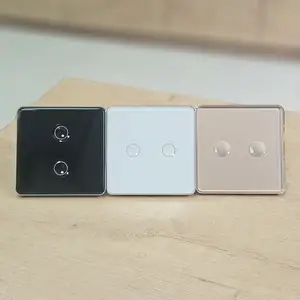 Умный 2-клавишный сенсорный выключатель Zigbee, Душанбе