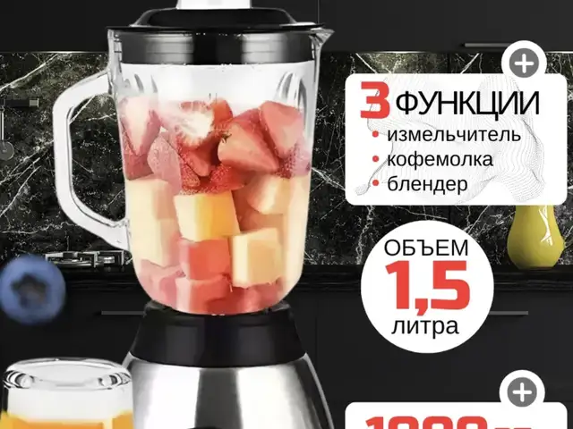 Блендер стационарный с кофемолкой 2в1 Raf R295., Душанбе