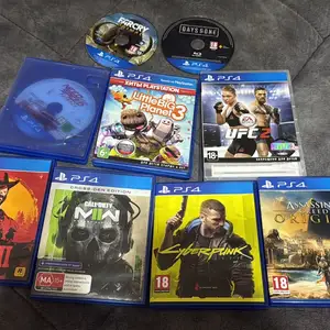 Диски с играми PS4, Душанбе