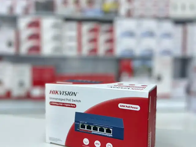 4-портовый неуправляемый коммутатор Fast Ethernet с поддержкой PoE, Душанбе