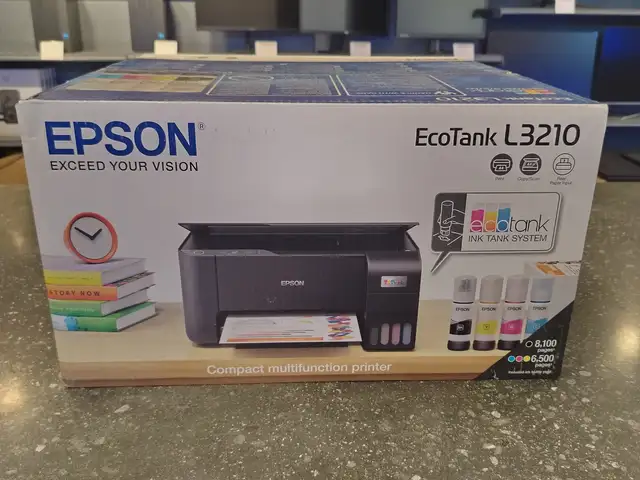 Принтер Epson ecotank L3210/Colors 4 /scan, print, copy, Душанбе