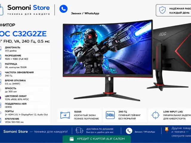 Монитор AOC C32G2ZE 31.5 Дюйм 240Гц, Душанбе