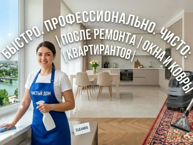 Уборка квартир и домов, Худжанд