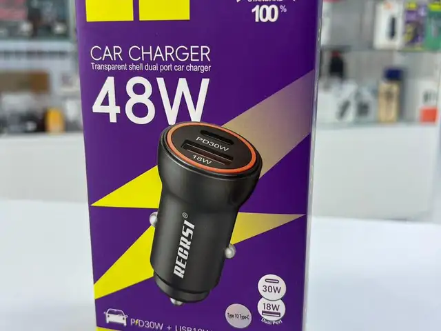 Recrsi CAR-E44 Ультракомпактное автомобильное зарядное устройство, Душанбе