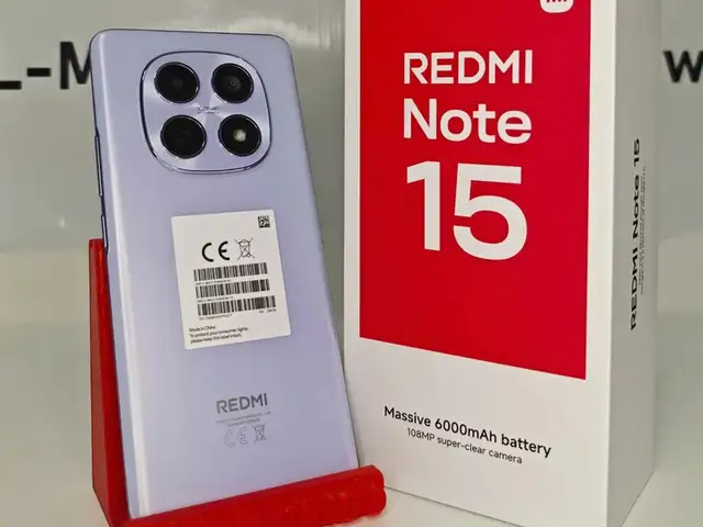 Xiaomi Redmi Note 15 8/256gb black, Душанбе
