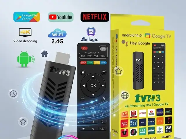 Смарт-TV приставка стик TVR3 8K Streaming Box | Google TV | Android 14.0., Душанбе