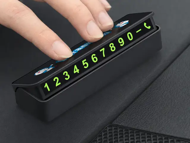 Автомобильная табличка с номером телефона для парковки, Хуҷанд