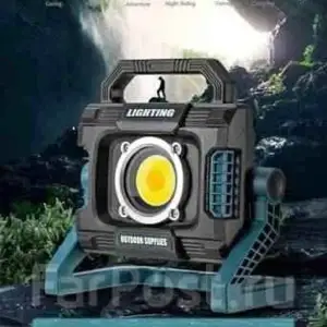 Светодиодный мощный прожектор с аккумулятором W8101A,100w, Душанбе