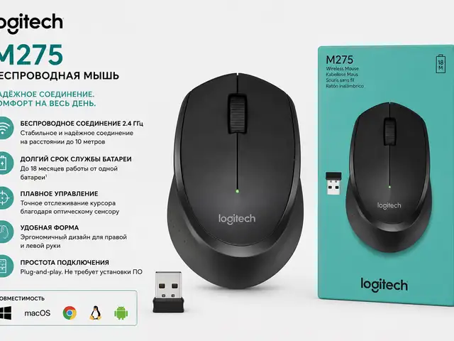 Мышка беспроводная Logitech M275, Хуҷанд
