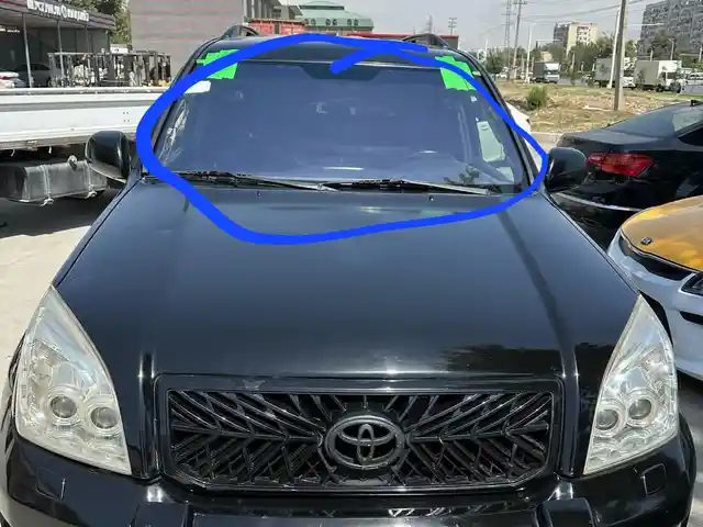 Лобовое стекло фиолетовый на Toyota Prado 1, Душанбе