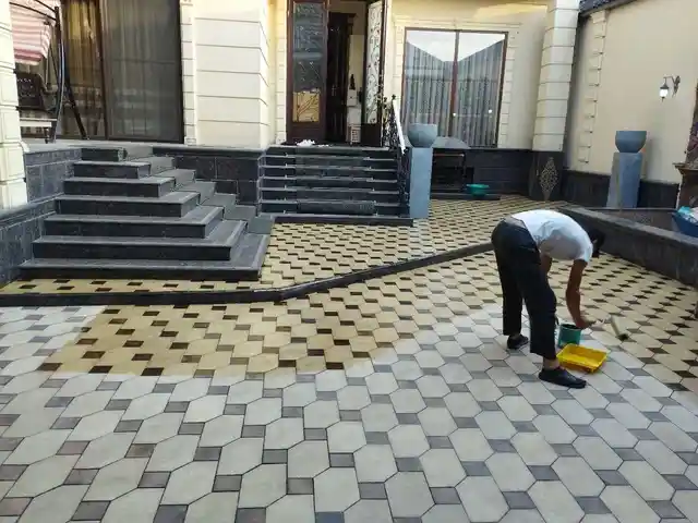 Услуги по чистке брусчатки, Душанбе