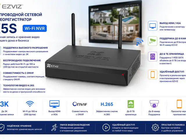 Беспроводной сетевой видеорегистратор EZVIZ CS X5S 4W, Худжанд