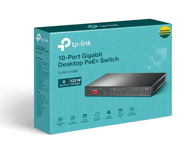 POE коммутатор TP-Link SG1210MP, Душанбе