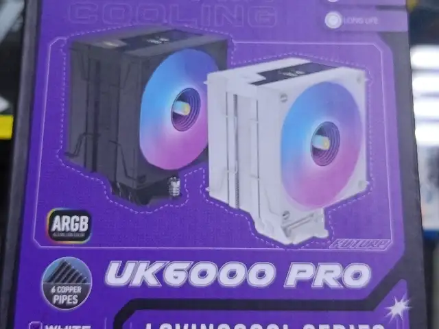 Куллер CPU C UK6000 Pro BK WH, Душанбе