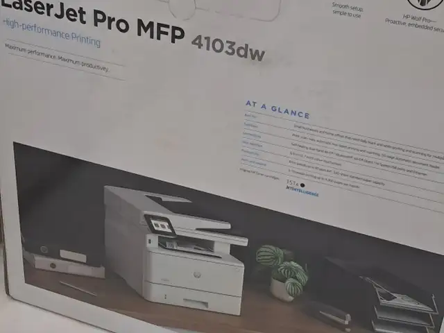 Принтер HP LaserJet Pro MFP 4103dw, Душанбе - 2