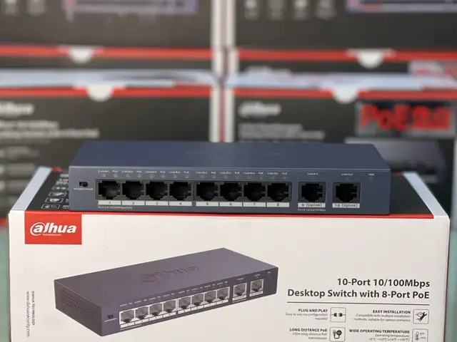 PoE-коммутатор DH-S3010-8ET2ET-60, Худжанд