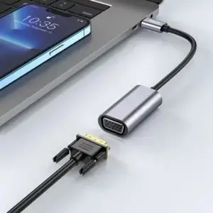 Кабель Носоo UA21 Type-C to HDMI 13см серый, Душанбе
