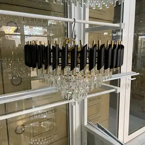 Люстра чёрная трубка 60 см, Душанбе