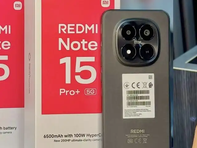 Xiaomi Redmi Note 15 Pro Plus 5G 8+4/256Gb Black 6500мач 2026Gb Global, Душанбе