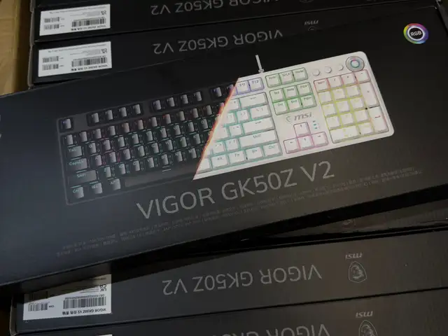 Клавиатура Msi vigor gk50z v2White ARGB Original, Душанбе