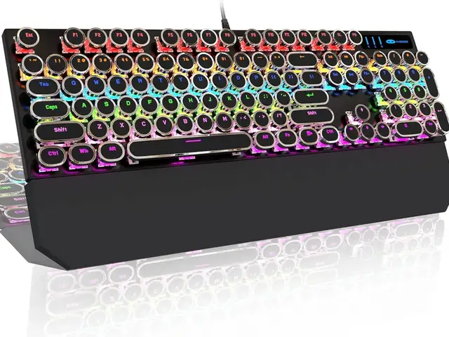 Механическая Клавиатура MageGee MK-Storm Blue Switch LED ENG Black, Душанбе