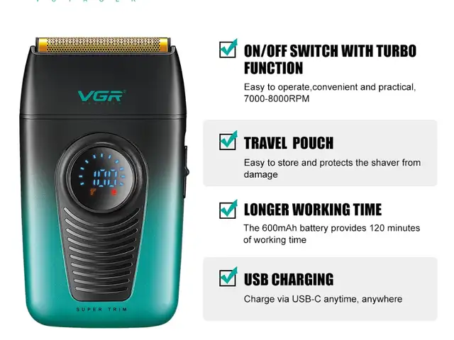 Шейвери касбии VGR V-396 AFA Edition Сифати аъло ва дизайни муосир, Душанбе